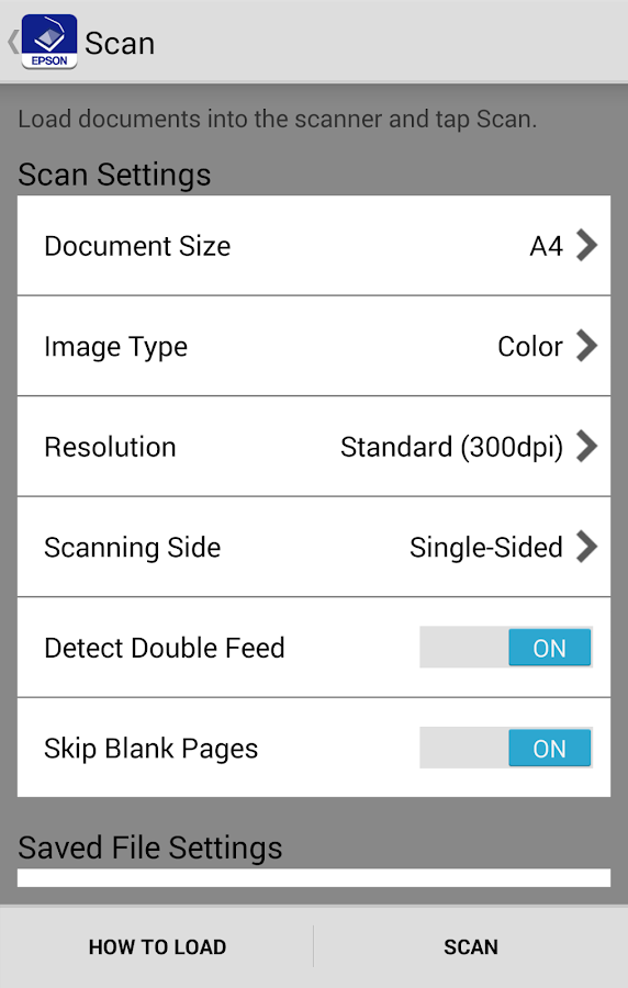 making a multi-page scanned document epson