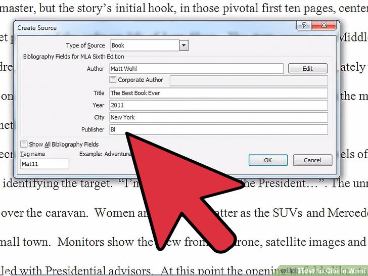 how to cite the word document in endnote