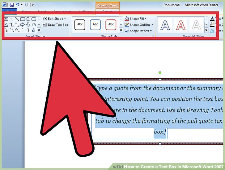create a document in ms word
