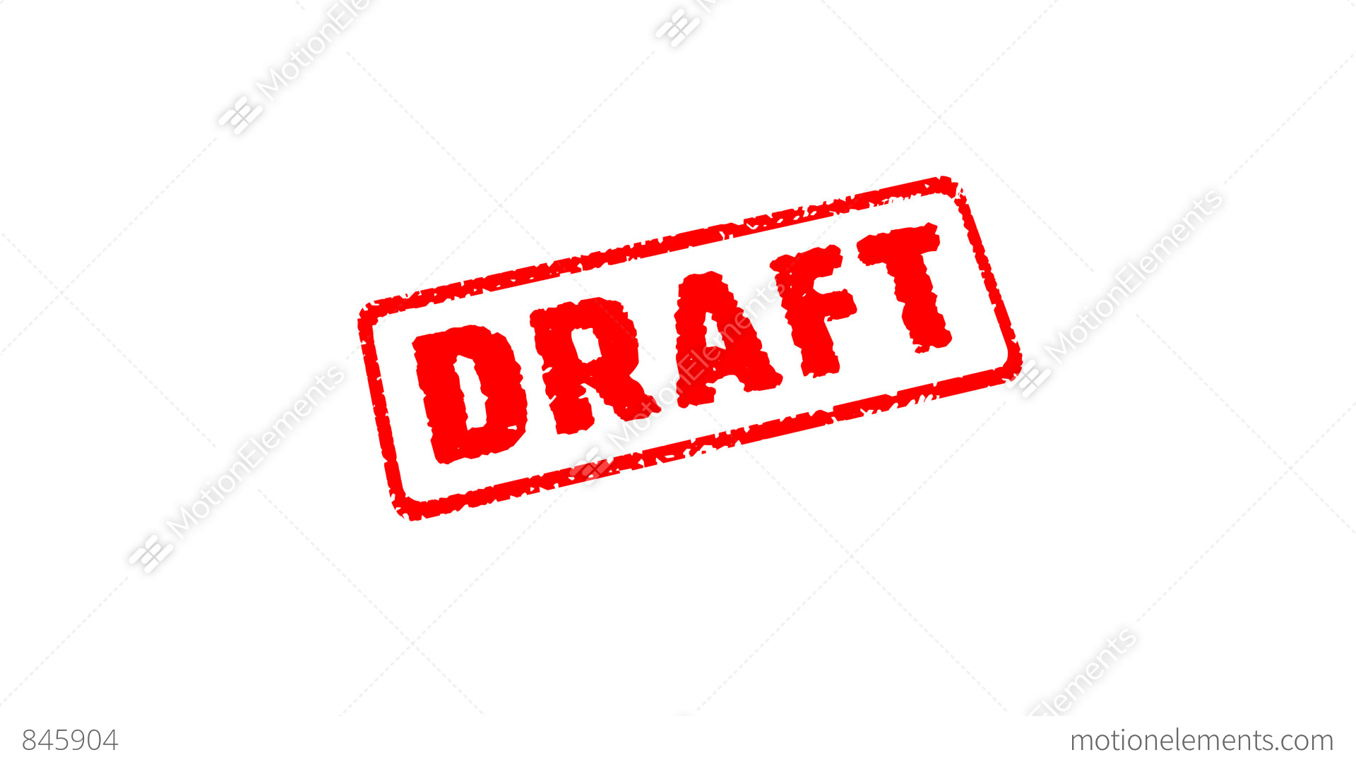 how to put draft stamp on word document