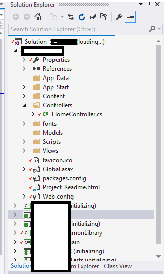 visual studio this document is opened by another project