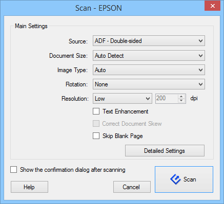 how to scan and send a document windows 8