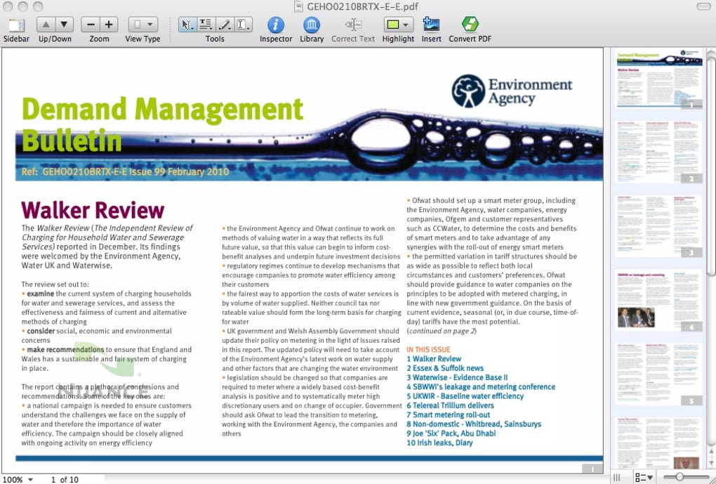 transformer un document en pdf mac