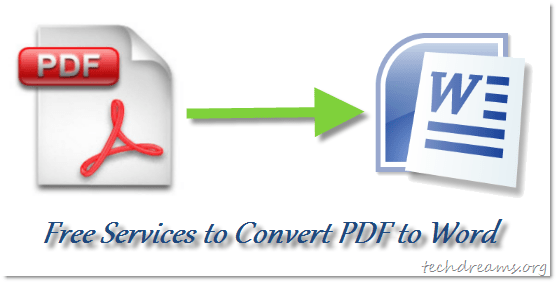 online convert pdf file to ms word document