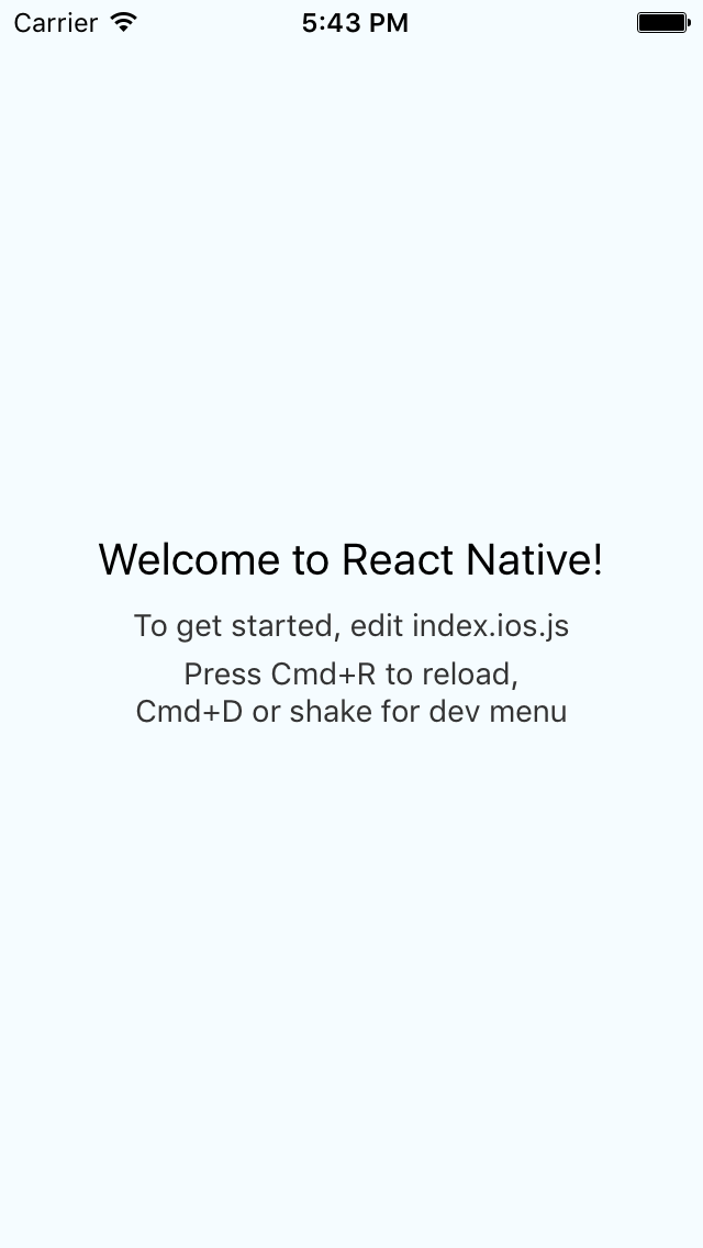 xcode project document facebook organization react native