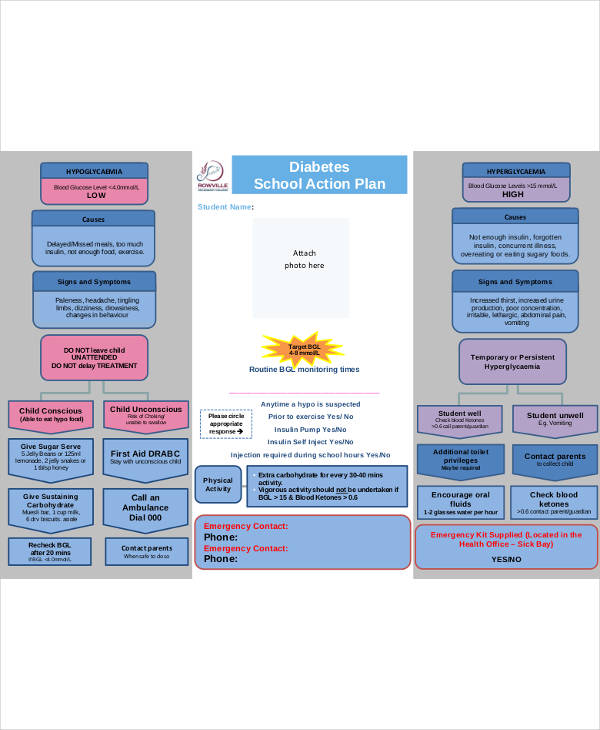 food allergy action plan word document