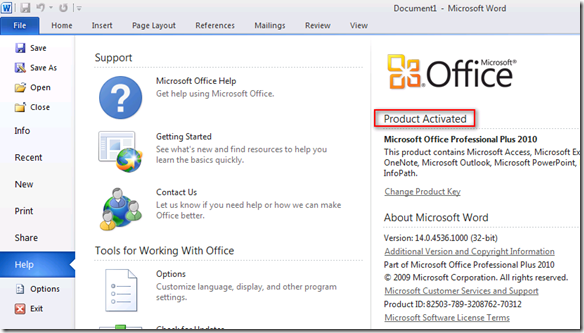 microsoft office document image writer install windows 7