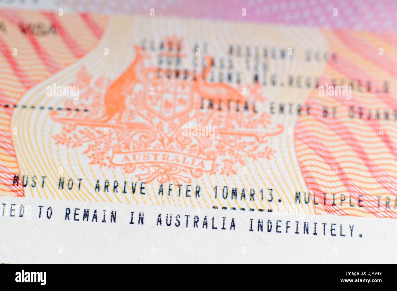 travel document australian permanent resident