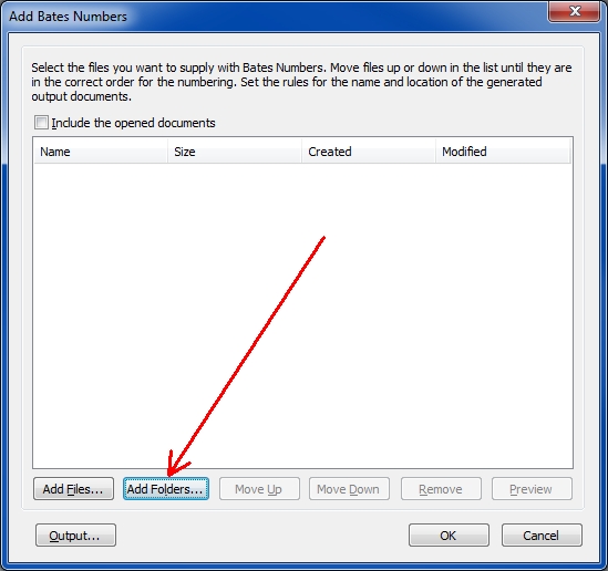 how to add numbers to a pdf document