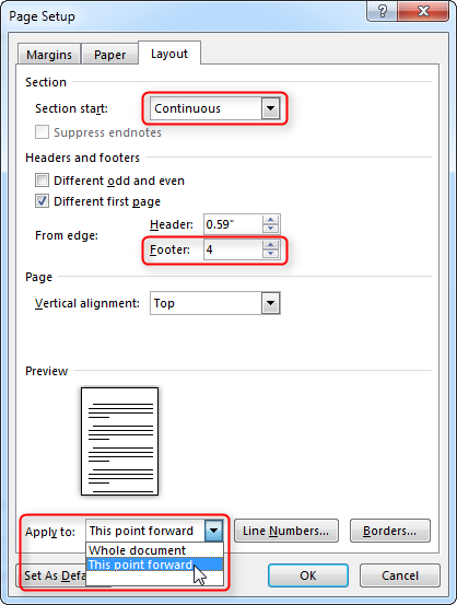 how to change the size of a word document