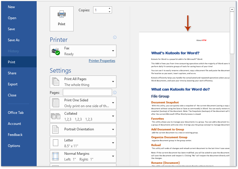 How To Print A Word Document In Color