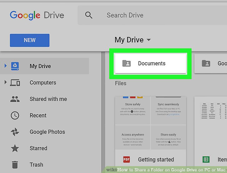 how to share a document on google drive on mac